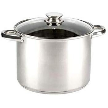 Inducción VIER: Olla Inox 18/10 3 Litros, Fondo Capsulado