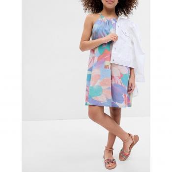 Gap Mädchen Kleid 664475 Kurz und farbenfroh 8/9 Jahre