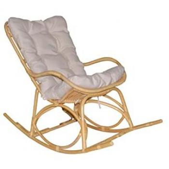 Cordula Schaukelsessel aus Rattan