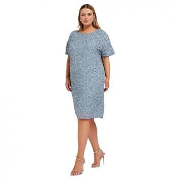Robe Cape Glamour 46 Bleu