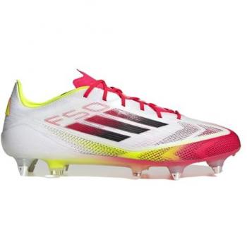 F50 Elite SG Soft Ground Soccer Cleats – Cloud White & Solar Yellow, Size 8.5 (US)