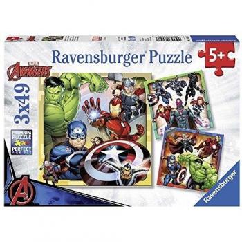 Marvel Avengers Assemble 3 Puzzles for Ages 5+