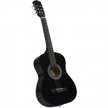 VidaXL Guitare Classique Pour Apprendre Noir 3/4, 36”