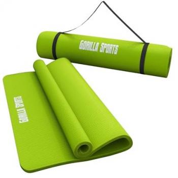 Tapis de Pilâtes Antidérapant Vert Citron 190 x 60 x 1,5 cm