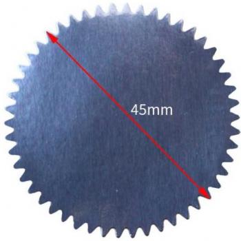 Piezas de Engranaje DIY en Papel Kraft 45 mm