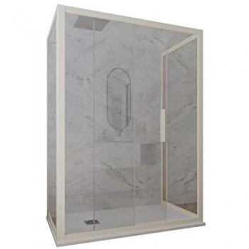 Paroi de douche 3 côtés Deco Trio 90x170