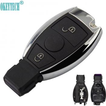 OkeyTech 2-Button Remote Key Case for Mercedes-Benz ML SL SLK CLK W211