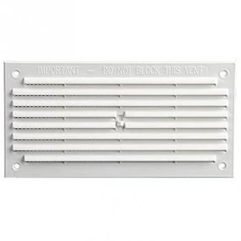 Timloc 1218WF White Mini Louvre Vent Mesh
