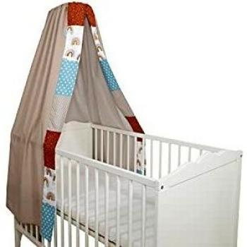 ULLENBOOM ® Babybett Himmel 135x200 cm Regenbogen