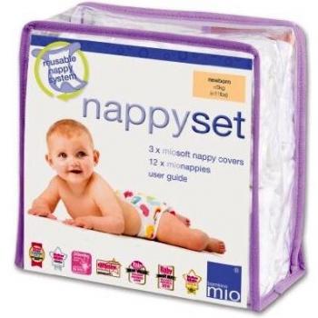 Pannolini e mutandine lavabili Nappy Set per neonati fino a 5 kg Bambino Mio