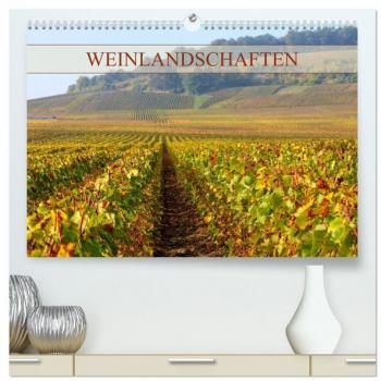 Weinlandschaften (hochwertiger Premium Wandkalender 2025 DIN A2 quer) Kunstdruck in Hochglanz