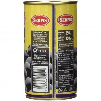Schwarze Oliven Serpis Cáceres (150 G)