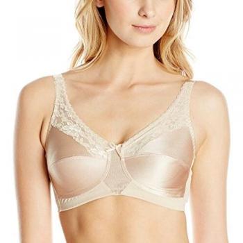Plus Size 42C Nancy Multi-Cup Lace Bra (Beige)