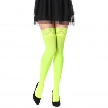 Bellivalini Medias Autoadhesivas 40 DEN XL Amarillo Neon