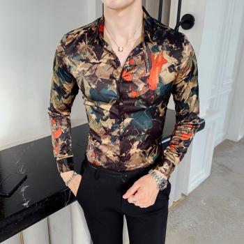 Chemise Automne Impression Numérique
