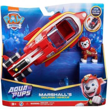 Véhicule Deluxe Aqua Pups Marshall avec Figurine
