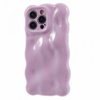 IPhone 13 Pro Light Purple Wavy Edge Candy Bubble Case