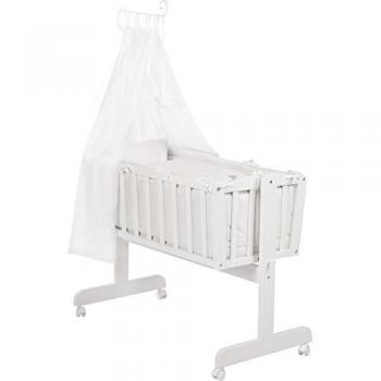 Roba Komplettwiegenset weiß Fox & Bunny