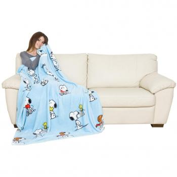 Kanguru Snoopy Plaid Ultra-Doux Polyester 170×130 cm