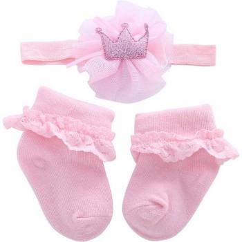 Neugeborenen Socken und Haarband Set