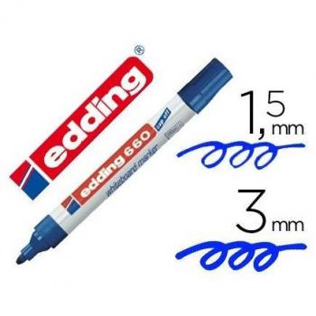 Rotulador para pizarra blanca Edding 660 azul
