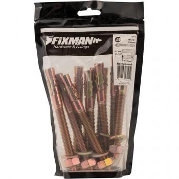 M12 130 mm Bolts – 10 Pack – Fixman 589040