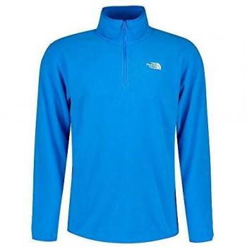 THE NORTH FACE Herren M 100 Glacier 1/4 ZI Clear Lake Blue Fleece