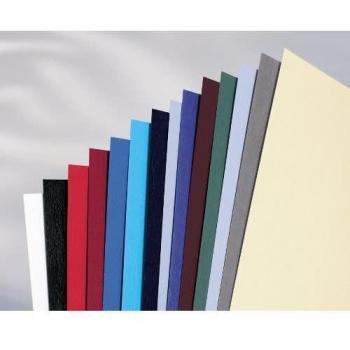 GBC LeatherGrain Binding Cover A3 250 gsm Black Pack of 100