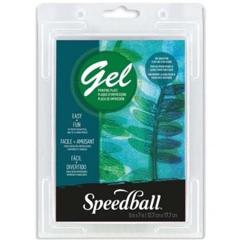 Speedball Easy-Clean Gel Printing Plate, 5 x 7