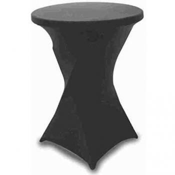 Housse de Table Élevée 80 cm Blanche