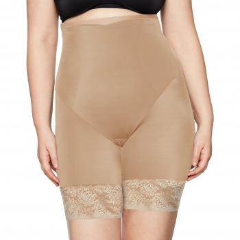 Maidenform Shapewear Muslos Moldeadores, Pantalones Beige, Talla XX-Large