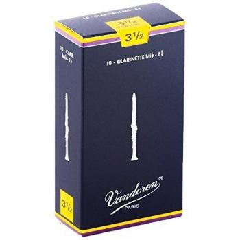 Vandoren Eb Clarinet Traditional Reeds, Strength 3.5, Box of 10