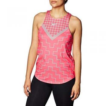 Nike Geometric Runway W NK Yoga Tank Rosa M