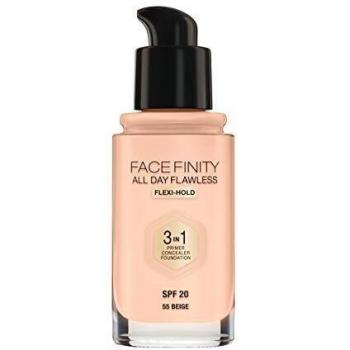 Max Factor Make-up & Foundation Facefinity All Day Flawless 3 In 1 Foundation 55-beige