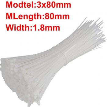 100PCS Nylon Zip Ties