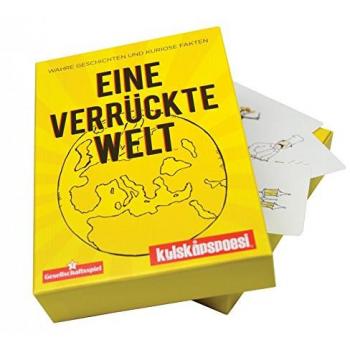 Kylskapspoesi Crazy World: A Card Game with True Stories and Odd Facts