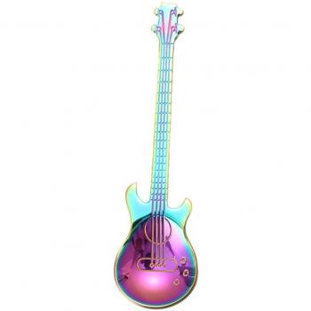 7 Color Guitar Coffee and Tea Spoon