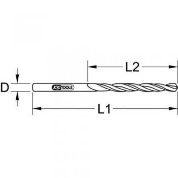 Punta HSS-G 8,5 mm per metallo