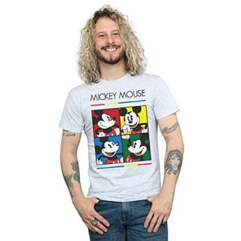 Disney Men's Mickey Mouse Square Color Tee