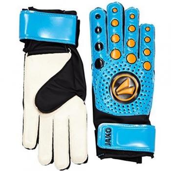 JAKO TW Protect 3.0 Defensive Gloves, Hellblau/Schwarz/Orange, Größe 8