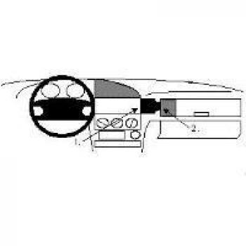 Brodit ProClip para BMW 3 E36 (modelos 91-98, sin doble airbag)