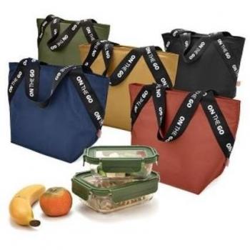 Bolsa térmica tote otoño colores surtidos