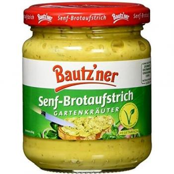 BAUTZ'NER Senf Brotaufstrich Gartenkräuter, 200 ml