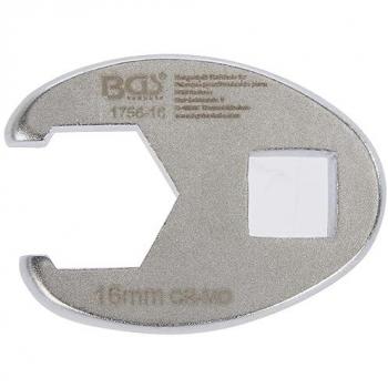 Chiave a zampa di gallo 10 mm 3/8 con misura in metrica 16 mm