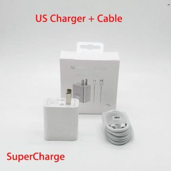Huawei Rapid Charge Mate 20 Pro/P20/Mate 9/10 – Adaptateur mural et câble SuperCharge