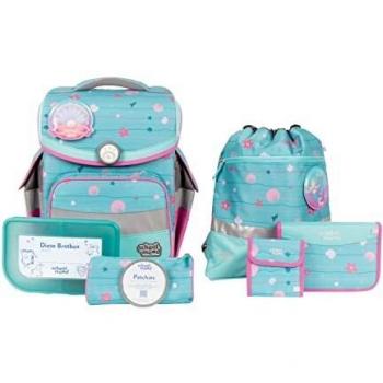 Schoolmood Lilly Schulranzen-Set 7-tlg. Timeless Air 980g 23l Meerjungfrau