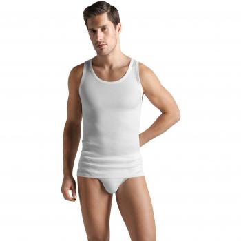 Hanro White Sleeveless Tee for Men, XL