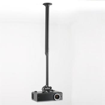 Chief KITEC080135B supporto per proiettore da soffitto, colore nero, regolabile da 800 a 1350 mm, inclinazione -15° a +15°, capacità di carico fino a 7 kg