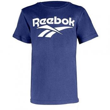 Reebok Youth Navy T-Shirt with Big Vector Graphic – Boy, Small