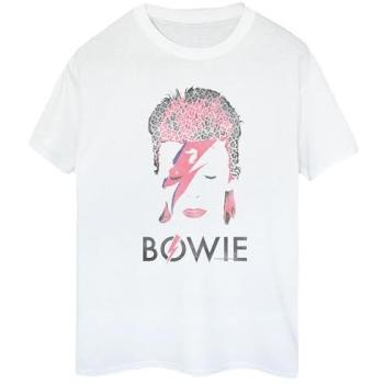 Bowie's White Leopard Boyfriend Tee 3XL